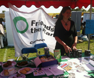 Jess on our stall at the London Green Fair 2011