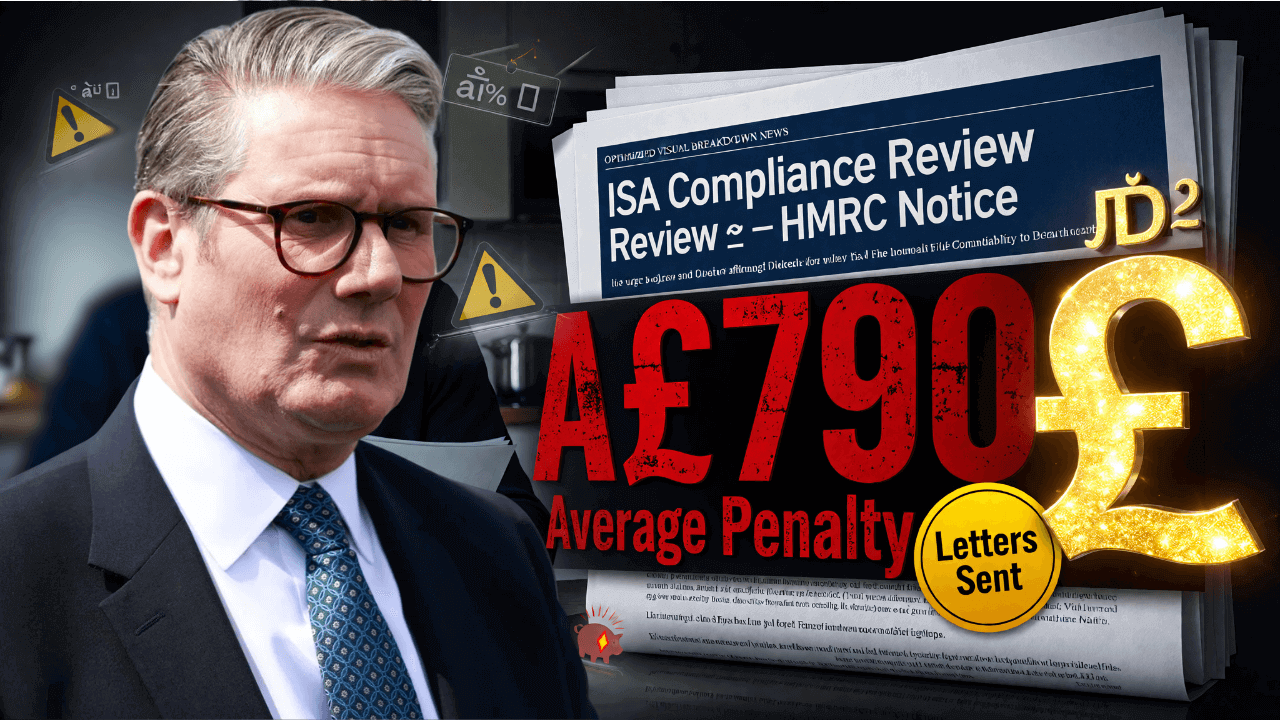130,000 ISA Savers Hit With HMRC Letters – £790 Average Penalty Revealed