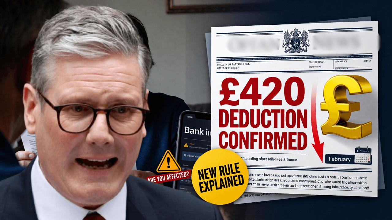 £420 Bank Deduction for UK Pensioners Confirmed – New HMRC Rule From February Explained
