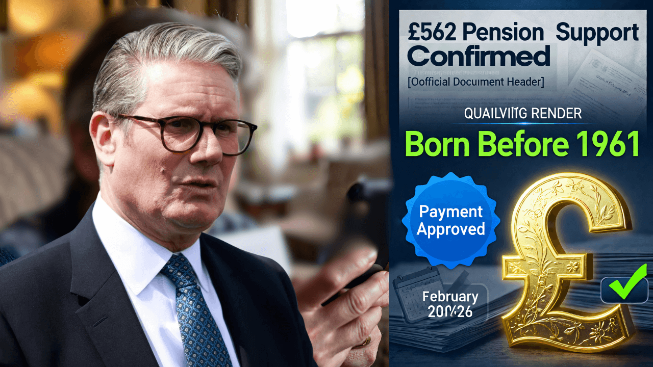 £562 DWP Payment Approved – Pensioners Born Before 1961 to Receive New Support