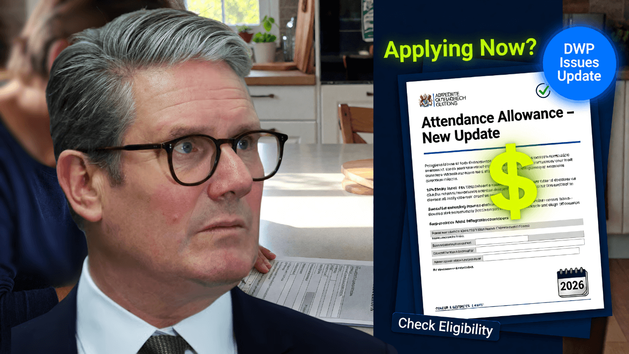 DWP Issues New Attendance Allowance Update for Pensioners Applying Now
