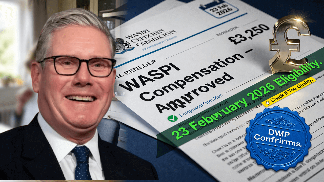 DWP Officially Confirms £3,250 WASPI Compensation – 23 Febuary 2026 Eligibility Explained