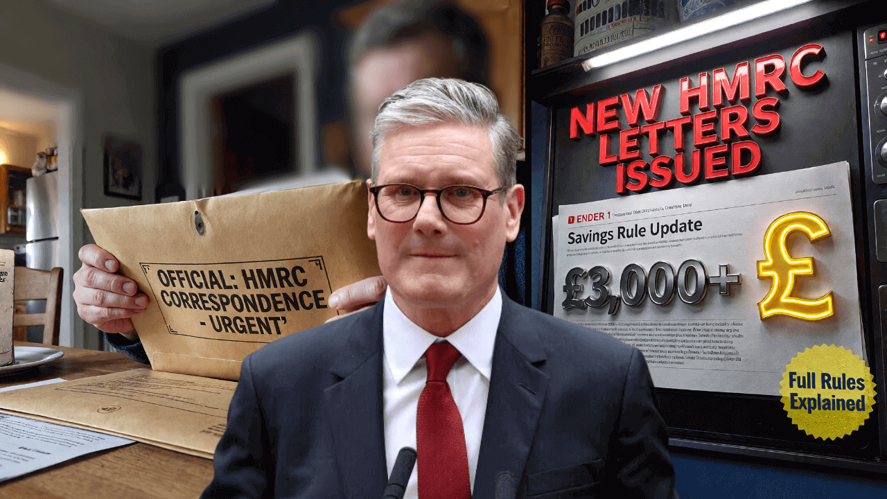 HMRC Officially Confirms New Notices for Pensioners With £3,000+ Savings – Full Rules Explained