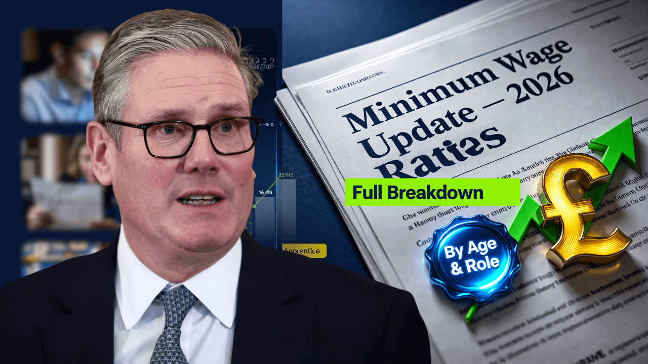 New UK Minimum Wage Rates for 2026 Announced – Full Breakdown by Age and Role