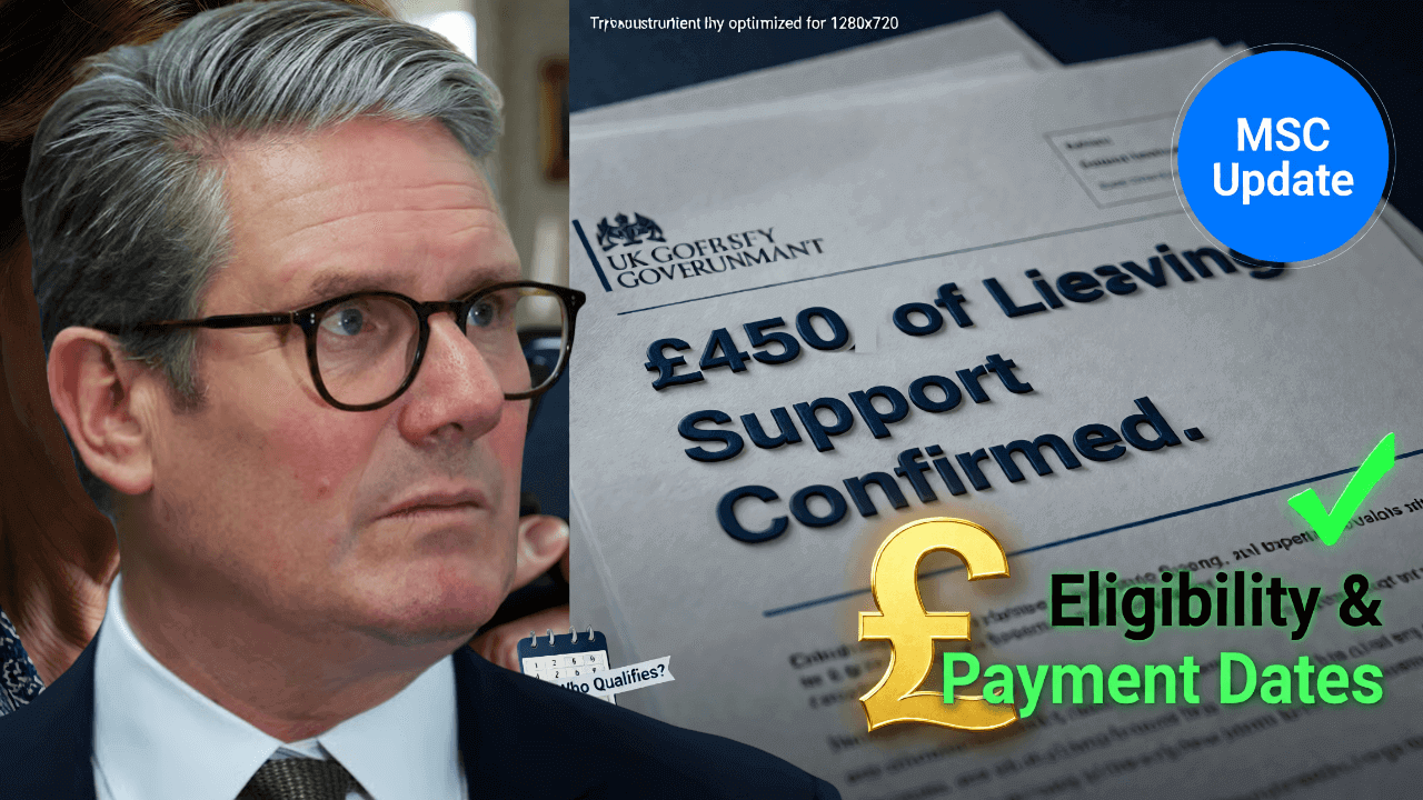 UK £450 MSC Cost of Living Payment – February 2026 Eligibility, Dates & Full Details