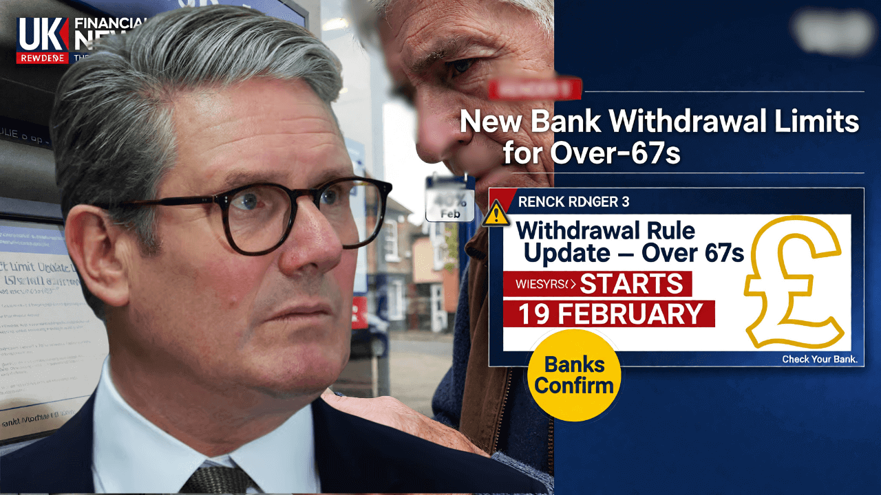 UK Banks Confirm New Withdrawal Limits for Over‑67s From 19 February