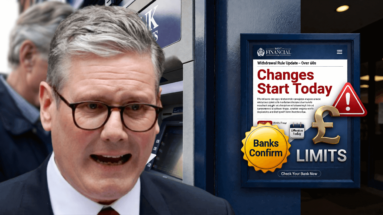 UK Banks Officially Confirm New Withdrawal Limits for Over‑60s – Changes Start Today