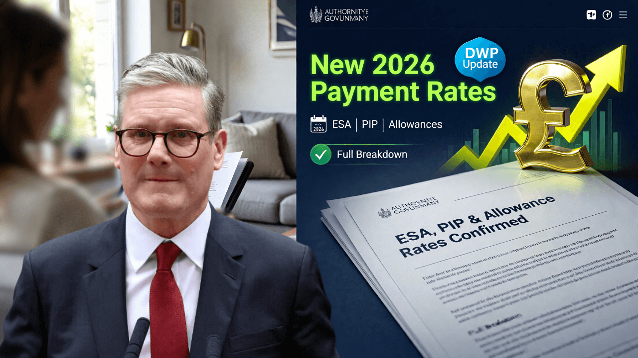 UK Disability Benefits 2026 – DWP Confirms New ESA, PIP and Allowance Rates