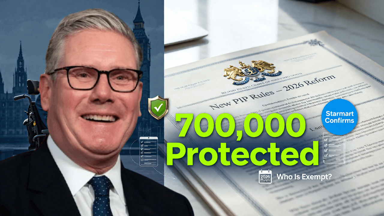 UK Disability Benefits Overhaul: Starmer’s New PIP Rules to Exempt 700,000 People