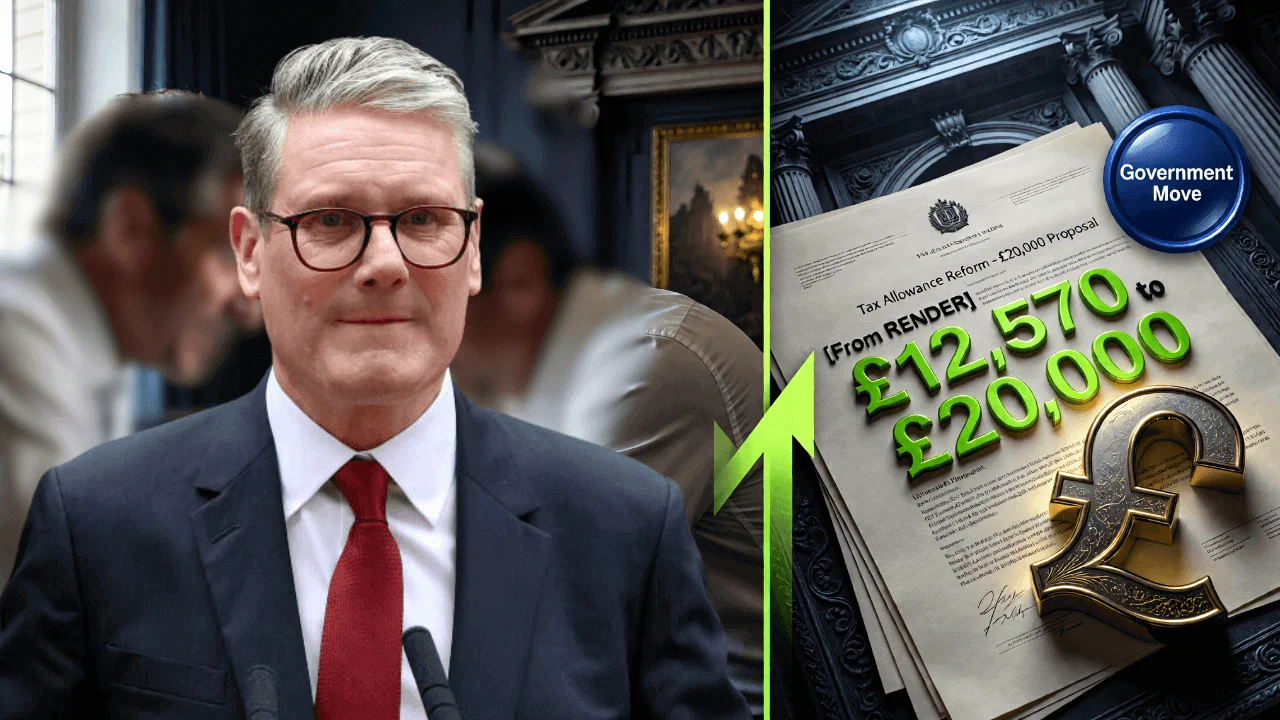 UK Government Moves to Raise Personal Tax Allowance from £12,570 to £20,000