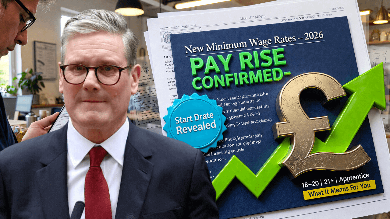 UK Minimum Wage Increase 2026 – New Rates, Start Date & What It Means for Workers